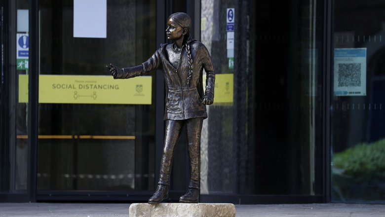 Памятник Грете Тунберг не вызвал восторга у публики