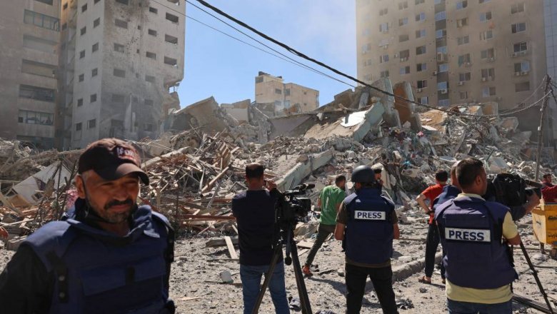 В Associated Press заявили, что шокированы уничтожением их офиса в Газе