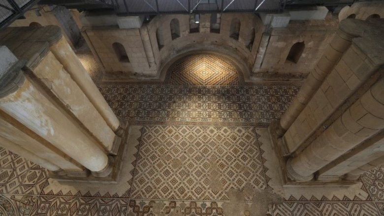 В Иерихоне реставрирована сложнейшая древняя мозаика. Она состоит из 5 млн элементов