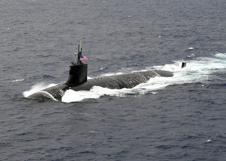 ВМС США связали повреждение атомной подлодки с подводной горой
