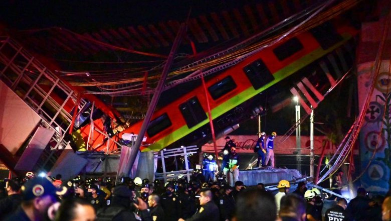 При обрушении метромоста в Мехико погибли 13 человек и пострадали 70